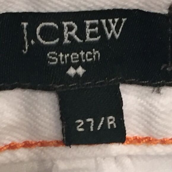 J. CREW JEANS MATCHSTICK  WHITE - Picture 6 of 7